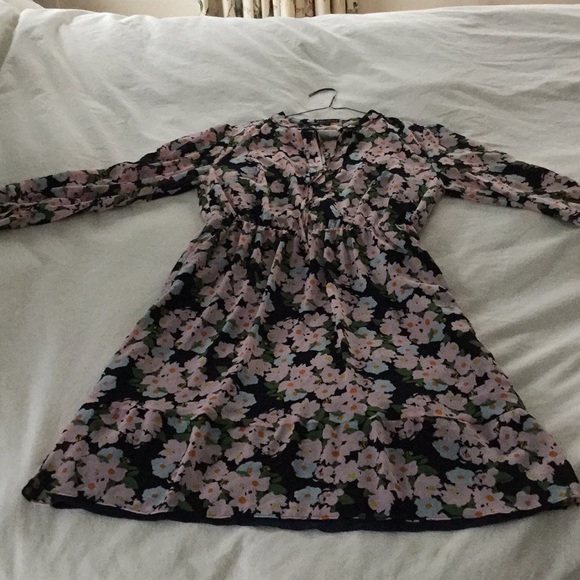 J. Crew Factory Dresses & Skirts - Floaty floral shirt dress
